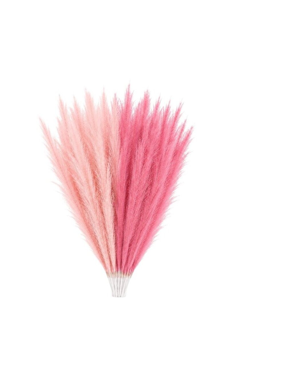 Artificial Pink Pampas Grass Filler Stems Set of 21